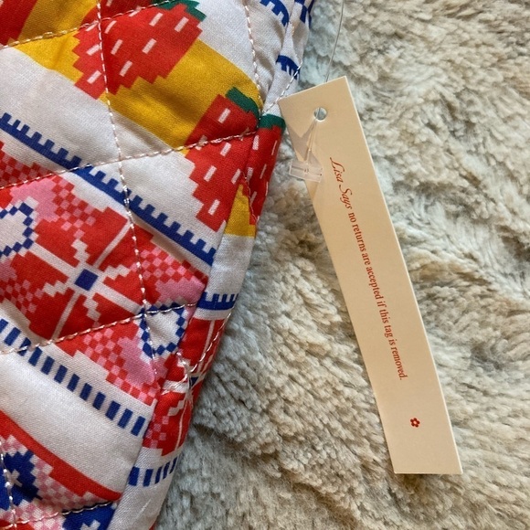 : : LISA SAYS GAH NEW Floral Fruit Quilted Wrap Skirt & Long Sleeve Crop Set : : - Picture 12 of 15